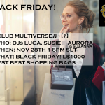 NOV 28TH – BLACK FRIDAY CONTEST