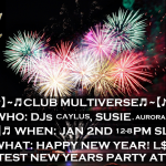 JAN 2ND – NEW YEARS PARTY ATTIRE CONTEST