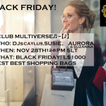 NOV 28TH – BLACK FRIDAY CONTEST